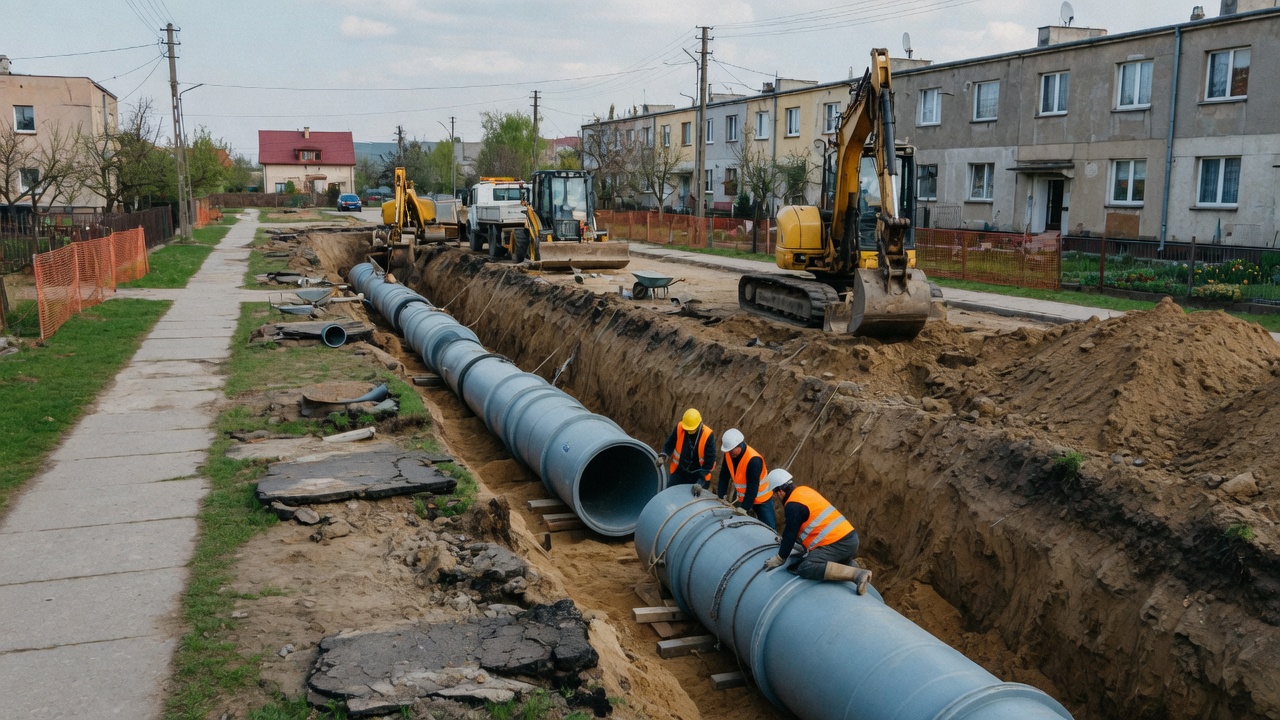 Nowe inwestycje wodno-kanalizacyjne